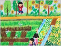 「ふるさと田んぼと水」子ども絵画展2010入賞･入選作品