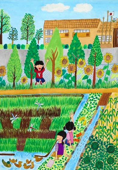 ふるさと田んぼと水」子ども絵画展2010入賞・入選作品｜愛知県土地改良